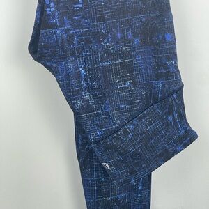 lululemon athletica Blue Patterned Leggings